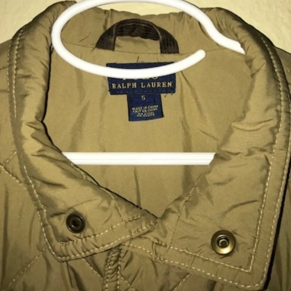 RALPH LAUREN TAN QUILTED JACKET